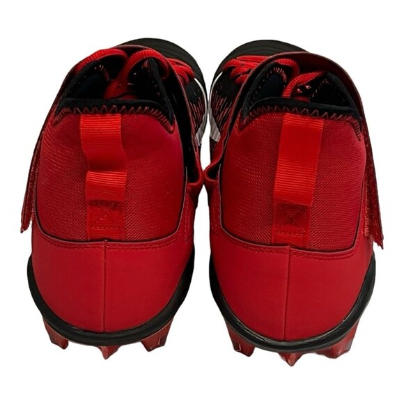 Nike Men’s Alpha Menace Pro 2 MID Football Cleats Black/Red Size 13 BV3945-600 - Picture 7 of 10